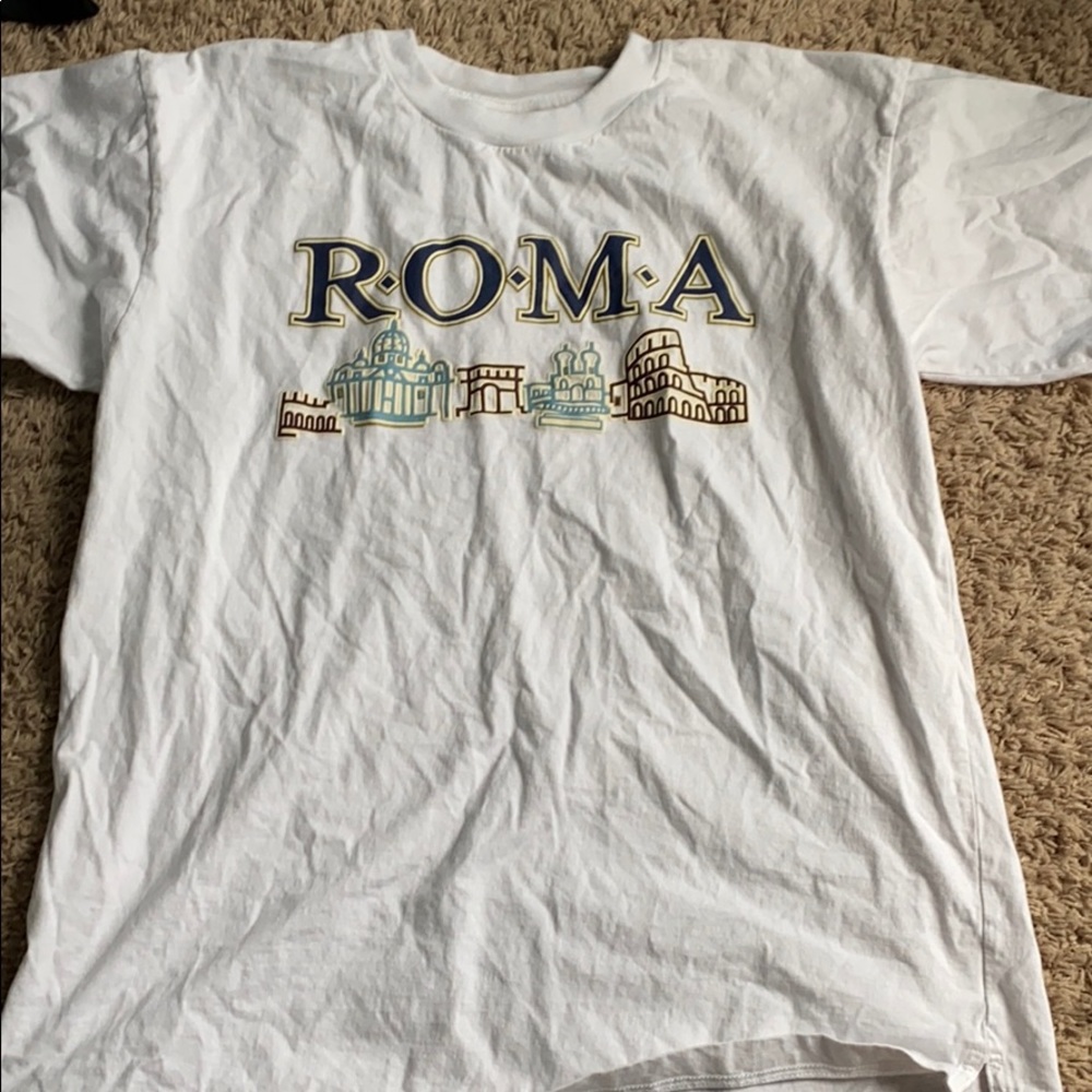 White Roma shirt